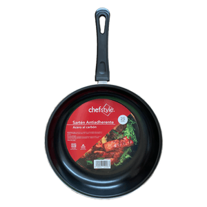 Sarten Antiadherente Chefstyle Negro 25cm 1 Pz