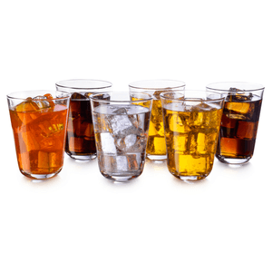 Jgo Vasos Calypso 6 Pc Libbey Cristalino 392 Ml 1 Pz