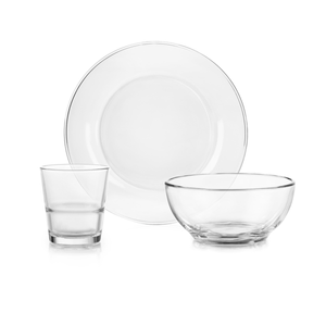 Vajilla Contempo 12 Pc Libbey Cristalino Vaso Ap 1 Pz