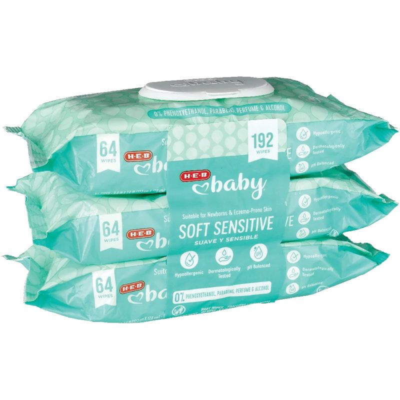 HEB Baby Caja Toallitas Humedas Bebe 99.5% Agua 60 - H-E-B México