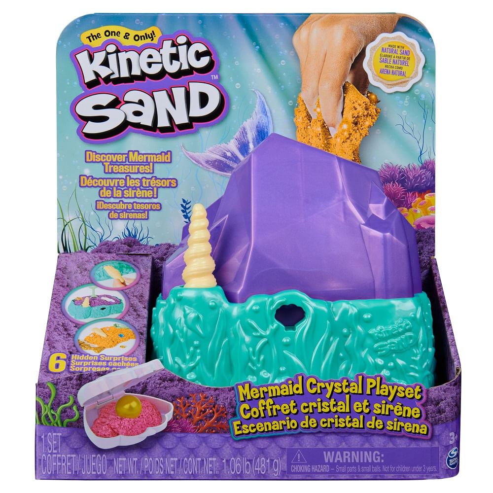 Arena Moldeable Juguetes De Arena Kinetica Kinetic Sand Cristal