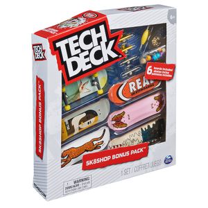 Tech Deck Patinetas Paquete de 6 + Accesorios 60 1 Pz