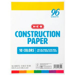 Papel Construccion 96 Hojas 1 Pz