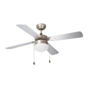 Ventilador de Techo 42 4aspas Satinado Gris 1 Pz