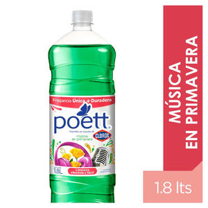 Poett Limpiador aromatizante música en primavera 1.8 L