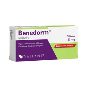 Benedorm 5mg 40 Tab Melatonina 40 Pz