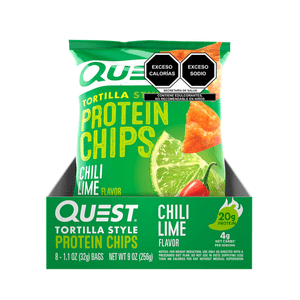 Quest Chips Sabor Limón con Chile 32 Gr