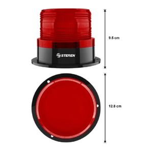 Luz LED roja estrobo para alarmas EST-100RO