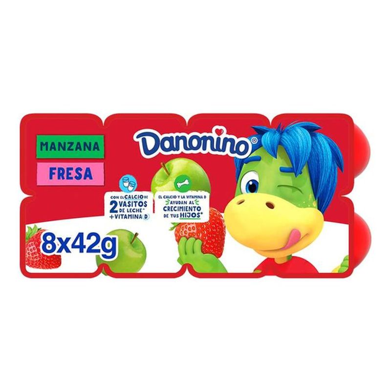 Queso Petit Suisse Danonino Fresa 42 g x 8