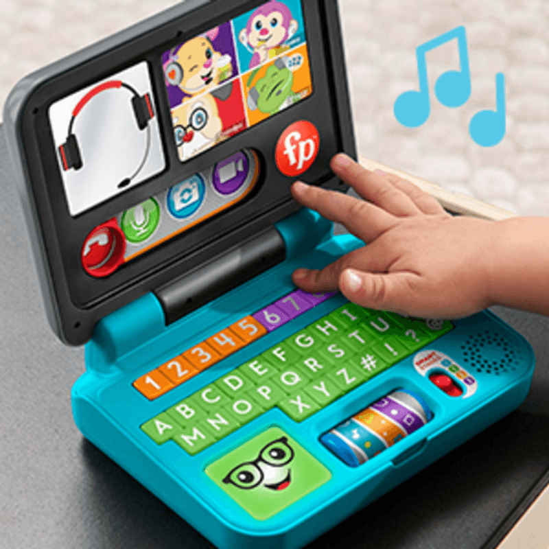 Fisher-Price Ríe y Aprende, Mi Primer Laptop De Aprendizaje