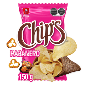 Papas Fritas Chip's Habanero 150 g Papa Habanero 150 Gr