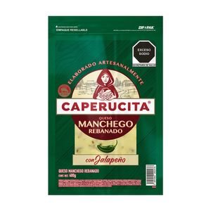 Queso Manchego Jalapeño Rebanado 400 Gr