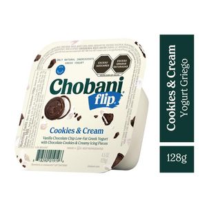 Yogurt Griego Flip Cookies & Cream 128 g