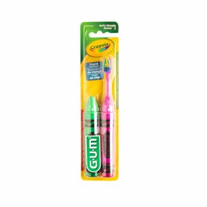 Cepillo Dental Infantil Crayola de Viaje 2pack 1 Pz