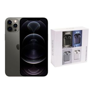 Apple iPhone 12 Pro 128GB Gris REACONDICIONADO + Audífonos Genéricos