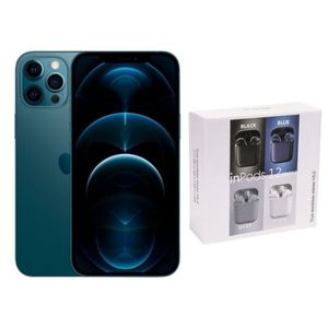 Apple iPhone 12 Pro 128GB Azul REACONDICIONADO + Audífonos Genéricos