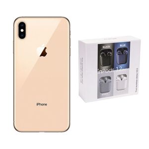 Apple iPhone XS Max 64GB Dorado REACONDICIONADO + Audífonos Genéricos