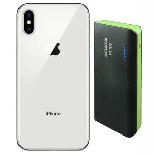 Apple iPhone XS Max 64GB Plata REACONDICIONADO + Power Bank 10,000mah