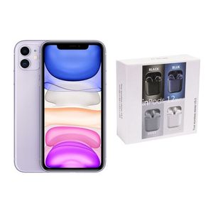 Apple iPhone 11 64GB Morado REACONDICIONADO + Audífonos Genéricos