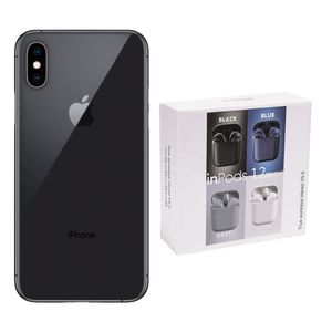 Apple iPhone XS 64GB Negro REACONDICIONADO + Audífonos Genéricos