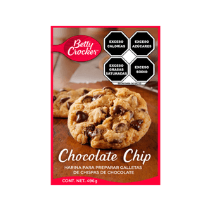 Betty Crocker Harina para galletas con chispas de chocolate 496 g