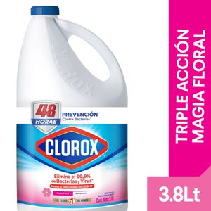 Clorox Blanqueador magia floral 3,8 L