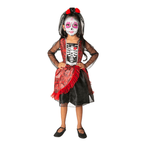 Disfraz Catrina Roja Talla 4 1 Pz