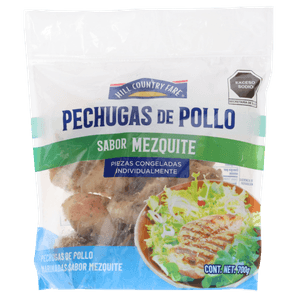 HCF Pechuga de Pollo Sabor Mezquite Iqf 700 g