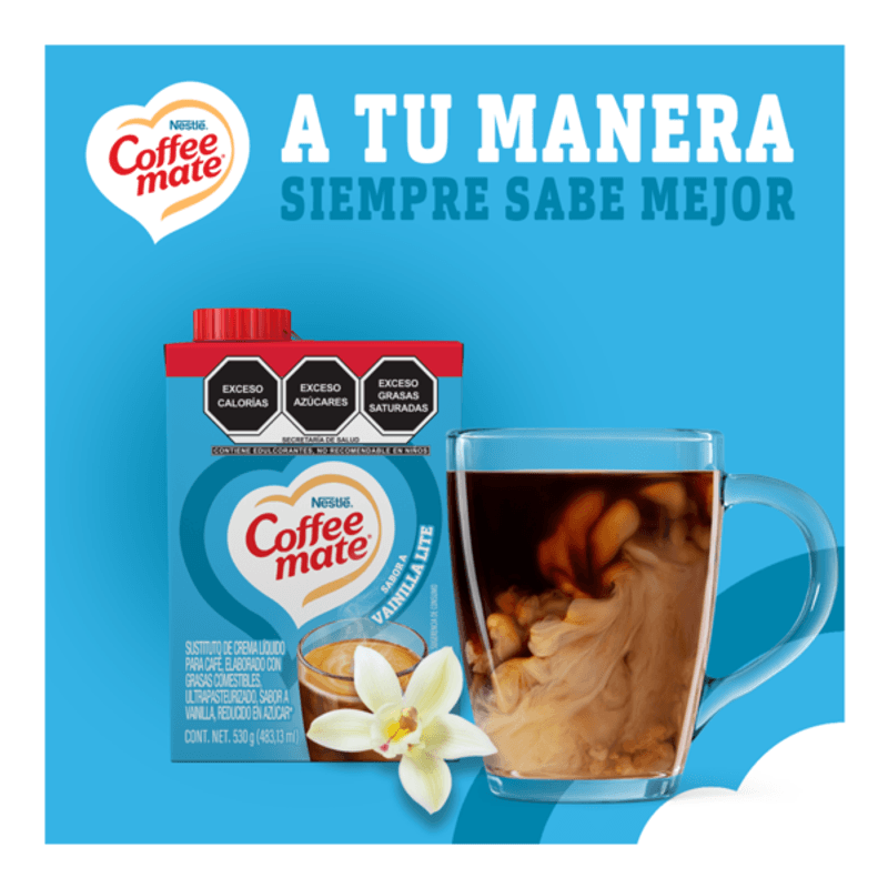 Sustituto De Crema Polvo Vainilla Coffee Mate Nestle