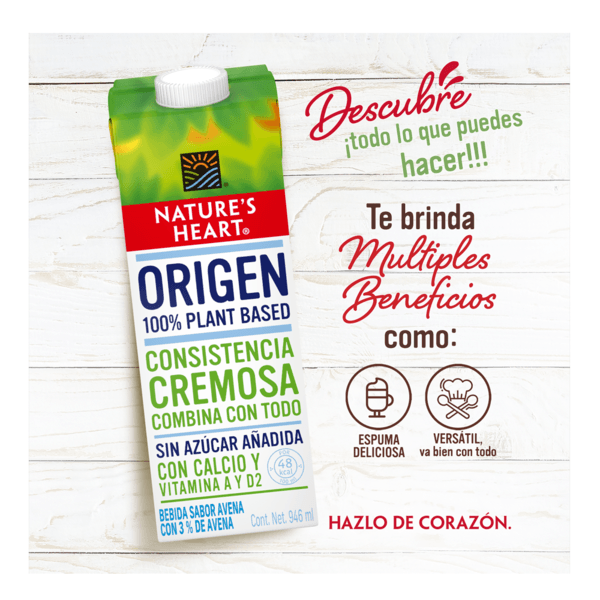 Bebida Vegetal Natures Heart Origen 946 Ml H E B México