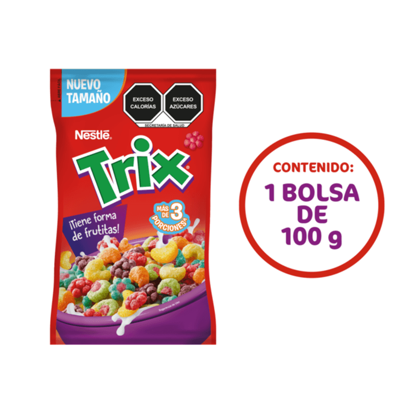 etiqueta nutricional de cereales trix