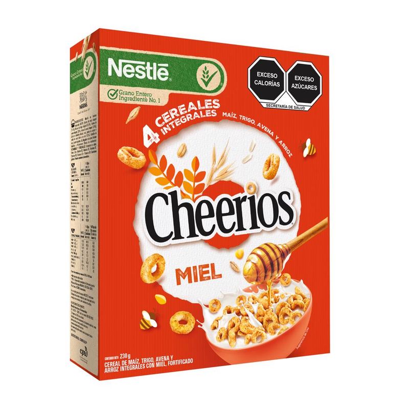 Cheerios Cereal Nestlé Miel con Avena 230 g - H-E-B México