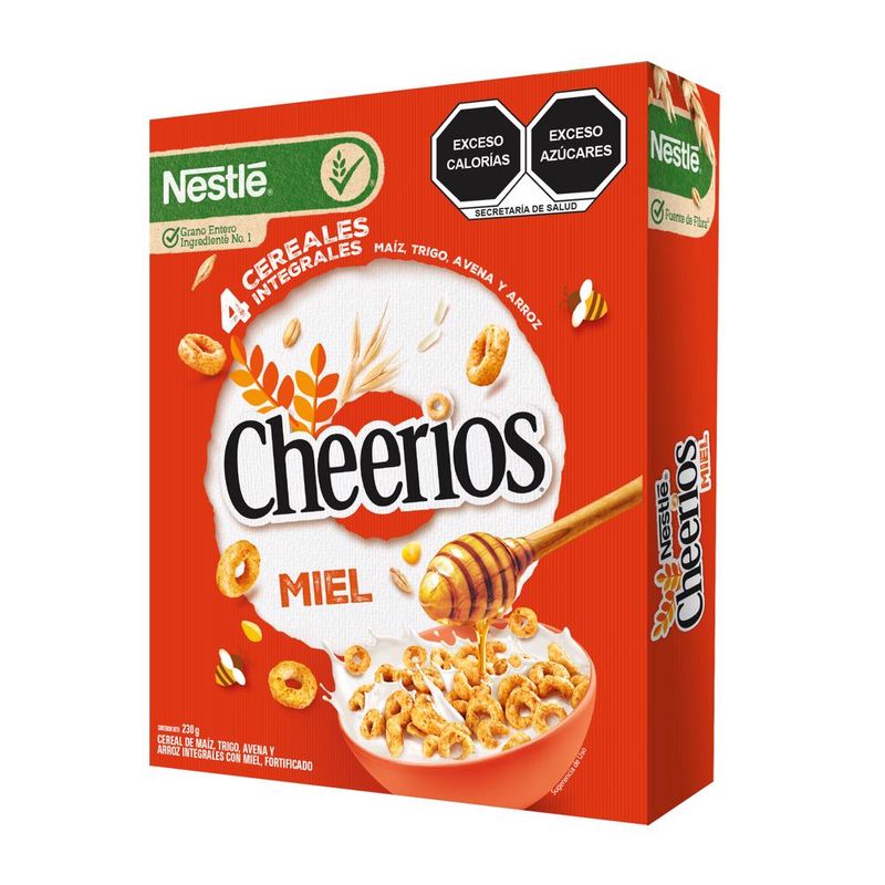 Cheerios Cereal Nestlé Miel Con Avena 230 G - H-E-B México