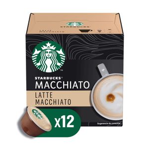 Café en cápsula Starbucks by Nescafé Dolce Gusto Latte Macchiato 12 Cápsulas 129 g