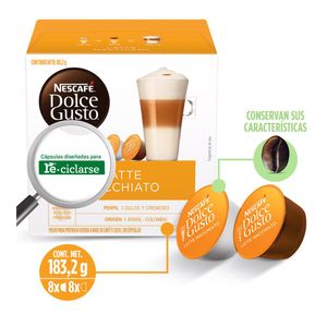 Café en Cápsula Dolce Gusto Latte Macchiato con 16 pz 183 g