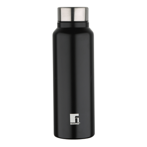 Botella Agua 750ml Acero Inox Negro Walking Anywhe 1 Pz