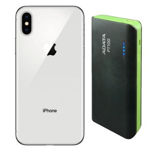 Apple iPhone X 256GB Plata REACONDICIONADO + Power Bank 10,000mah