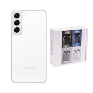 Samsung Galaxy S22 Plus 128GB Blanco REACONDICIONADO + Audífonos Genéricos