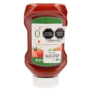 HEB Catsup Organica 567 g