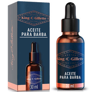 Aceite para Barba King C. Gillette con Argán 30 ml