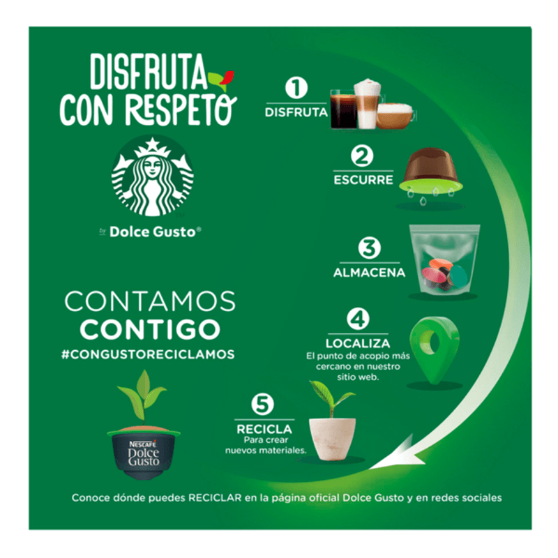 Café en cápsula Nescafé Dolce Gusto Capuchino Frappe 10 Cápsulas 135 g -  H-E-B México