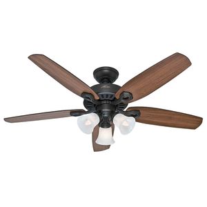 Ventilador de Techo Hunter Builder Plus con Luz 52 Pulgadas Bronce