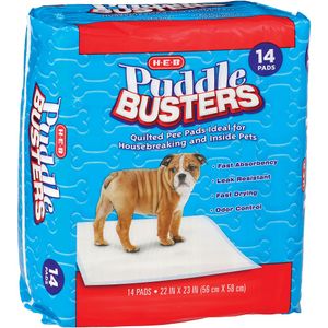 HEB Puddle Busters Pañal para Perro con 14 pz