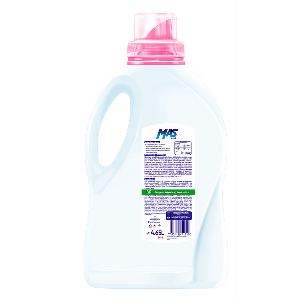 HCF Detergente Liquido para Bebe Hipoalergenico 5 L - H-E-B México
