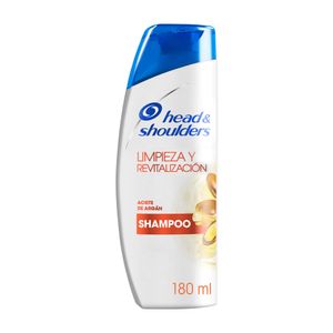 Shampoo Head & Shoulders Limpieza y Revitalización 180 ml