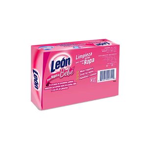 CAJA JABÓN LEÓN BEBÉ ROSA 350GR (20PZ) CJB350