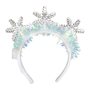 Diadema de Copo de Nieve con Luz 1 Pz