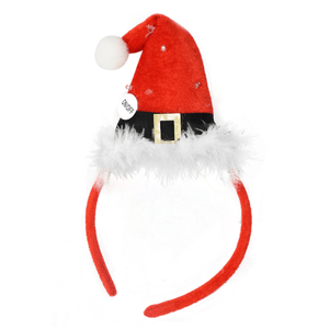 Diadema Santa Claus con Luz 1 Pz