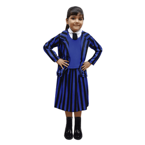 Disfraz Merlina Colegio Talla 1-3 1 Pz