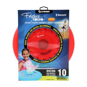 Frisbee Con Bocina, Luces Y Protección IPX4 KID-FRZ ROJO